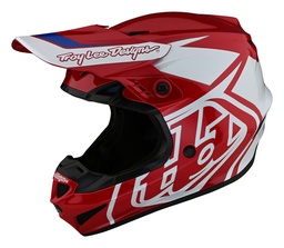 Gp Helmet Overload Red / White