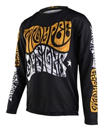 Youth Flowline Ls Jersey Tripper Black