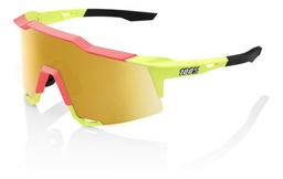 [61001-264-01] SPEEDCRAFT - Matte Washed Out Neon Yellow - Flash Gold Mirror Lens