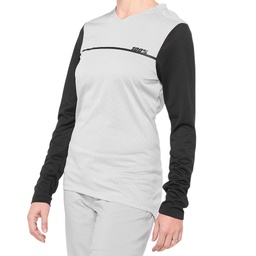 RIDECAMP Women's Long Sleeve Jersey Grey/Black