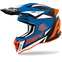 Helmet Strycker Axe Orange/Blue Matt