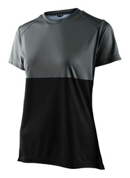 Womens Lilium Ss Jersey Block Green / Black