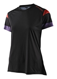Womens Lilium Ss Jersey Rugby Black